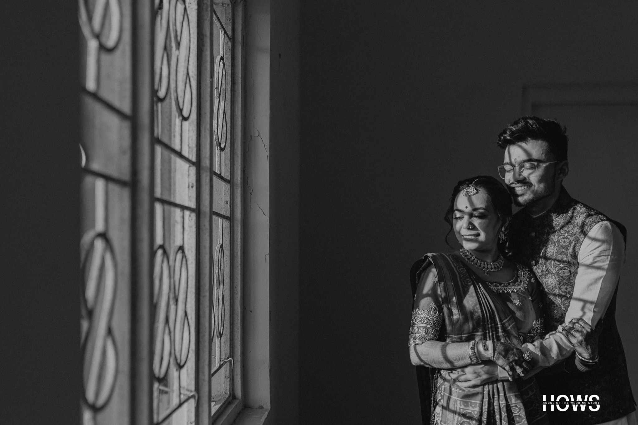 Black and white wedding photograph by House Of The Wedding Stories — photo 6