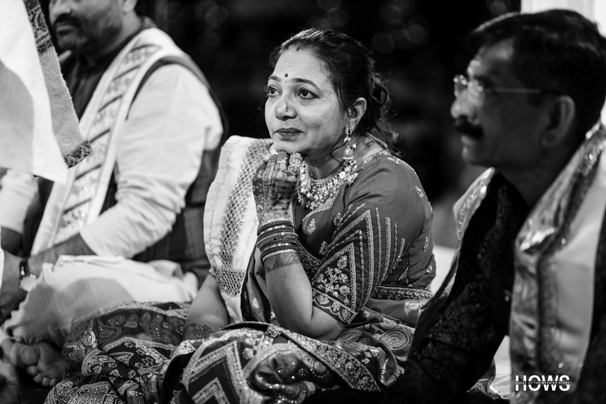Black and white wedding photograph by House Of The Wedding Stories — photo 8