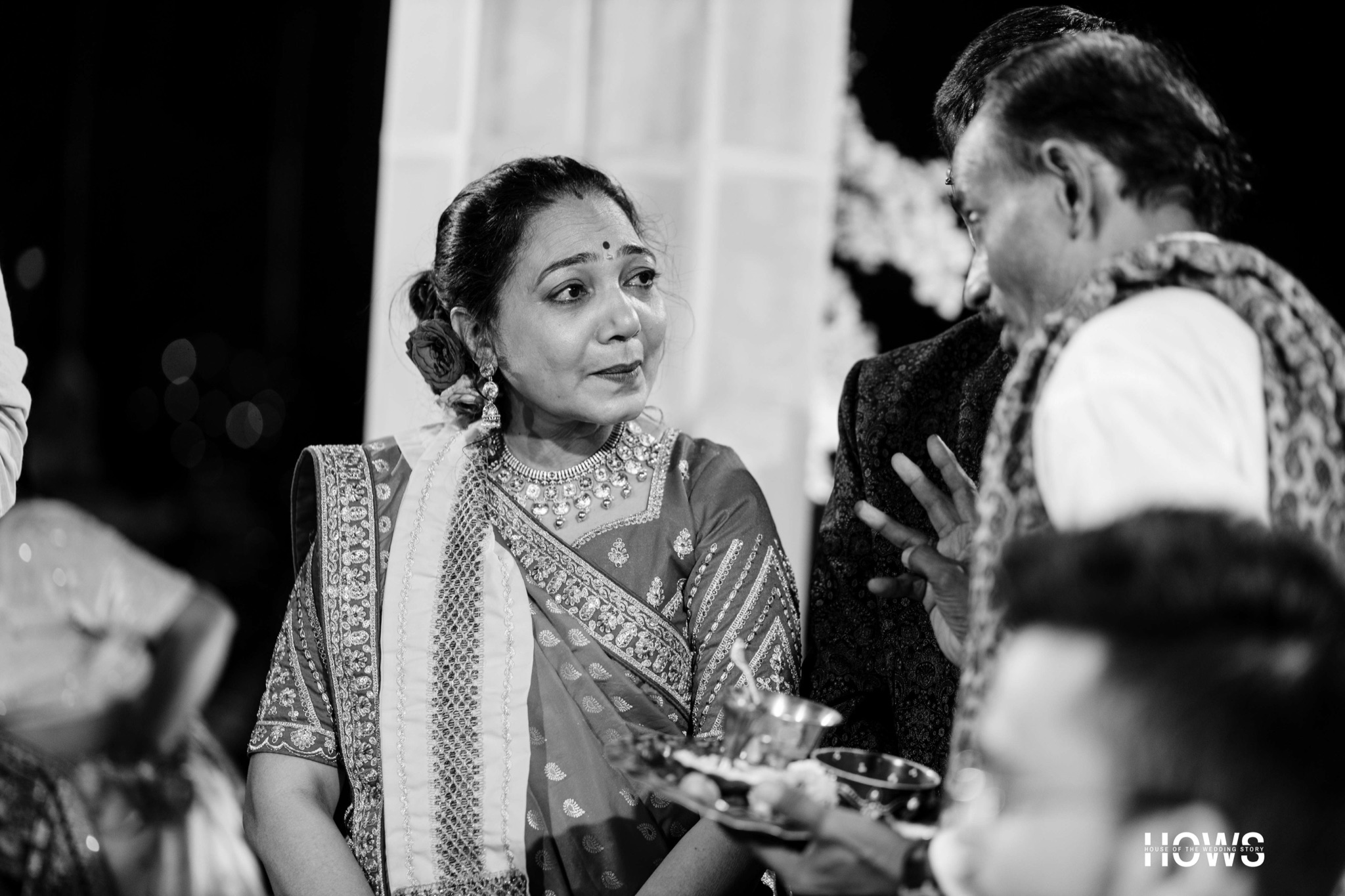 Black and white wedding photograph by House Of The Wedding Stories — photo 10