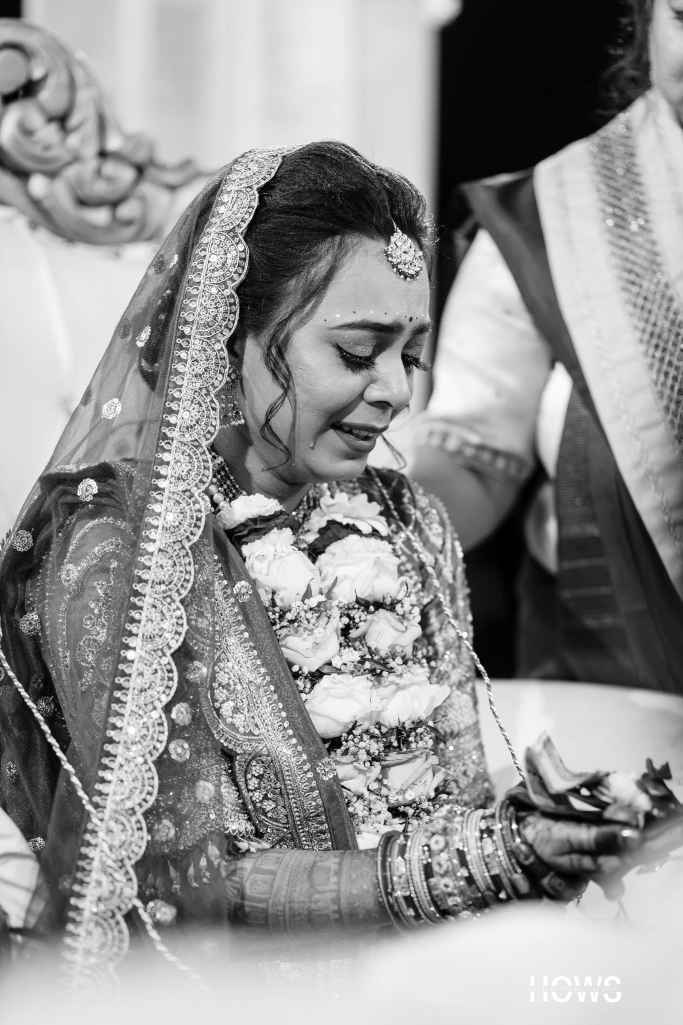 Black and white wedding photograph by House Of The Wedding Stories — photo 11