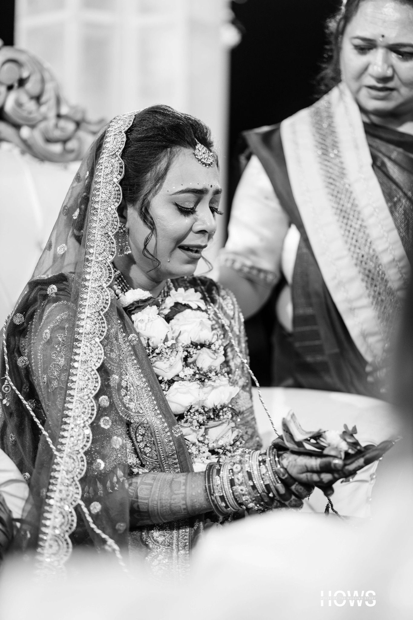Black and white wedding photograph by House Of The Wedding Stories — photo 12