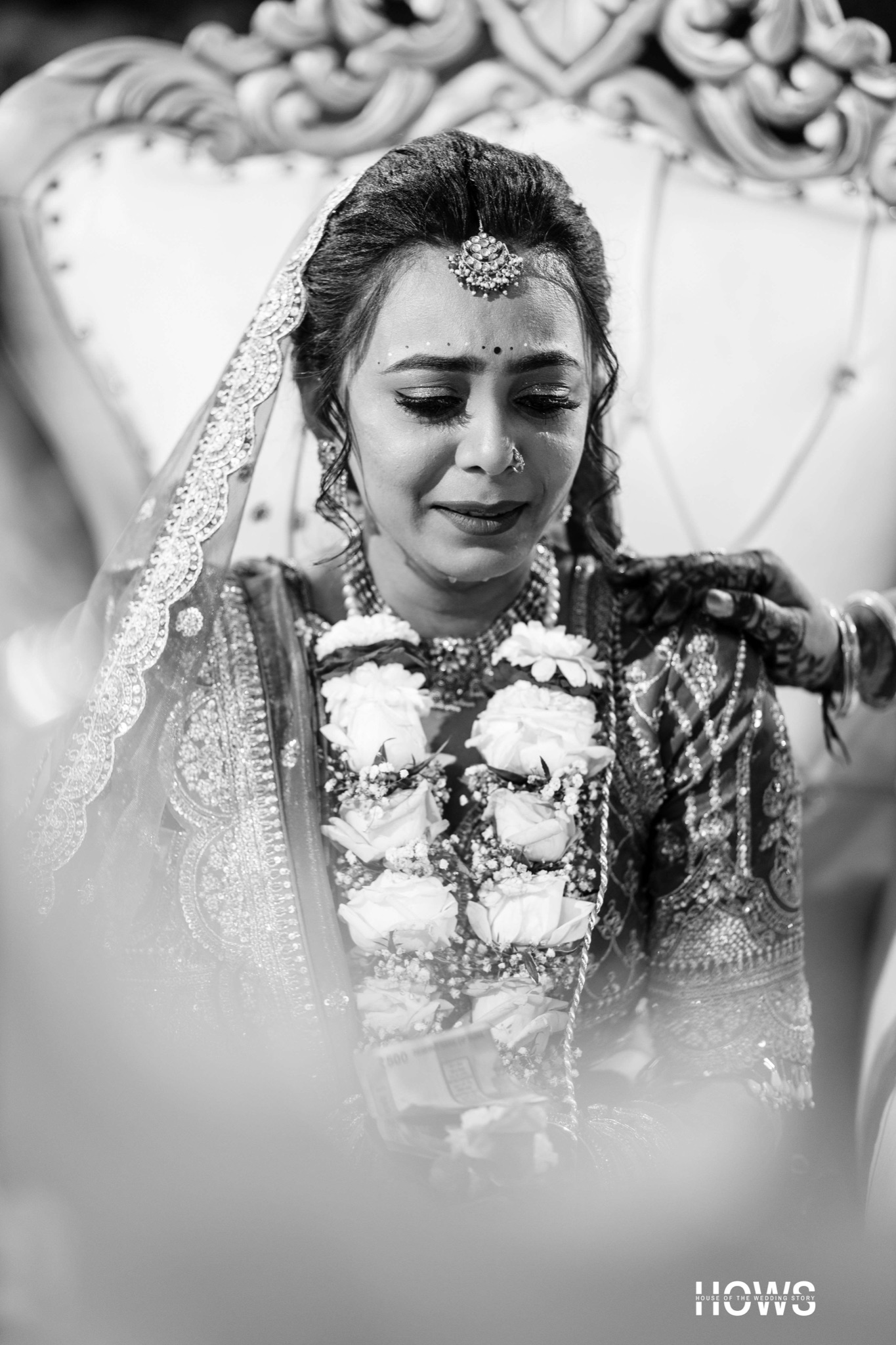 Black and white wedding photograph by House Of The Wedding Stories — photo 13