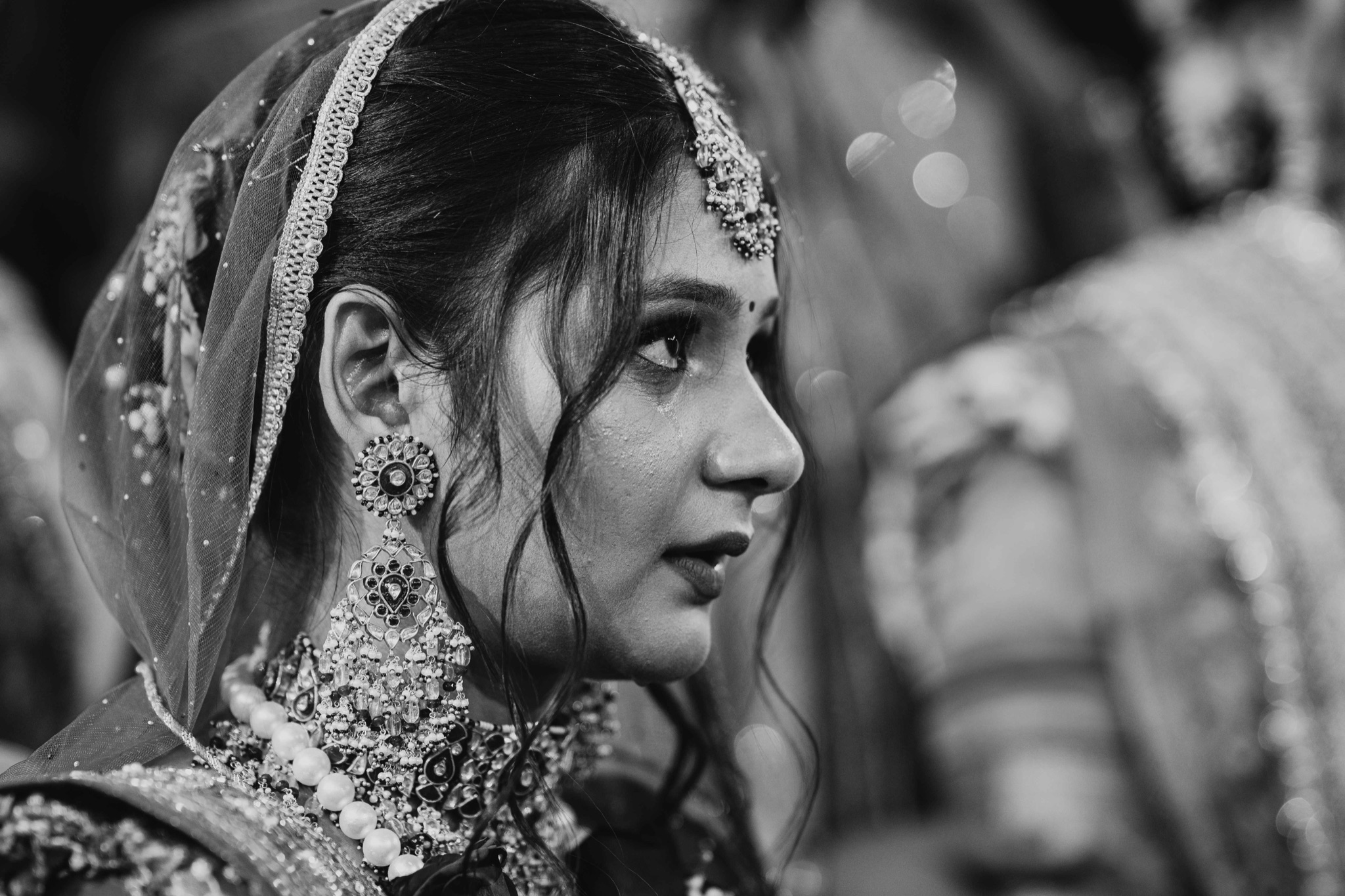 Black and white wedding photograph by House Of The Wedding Stories — photo 19