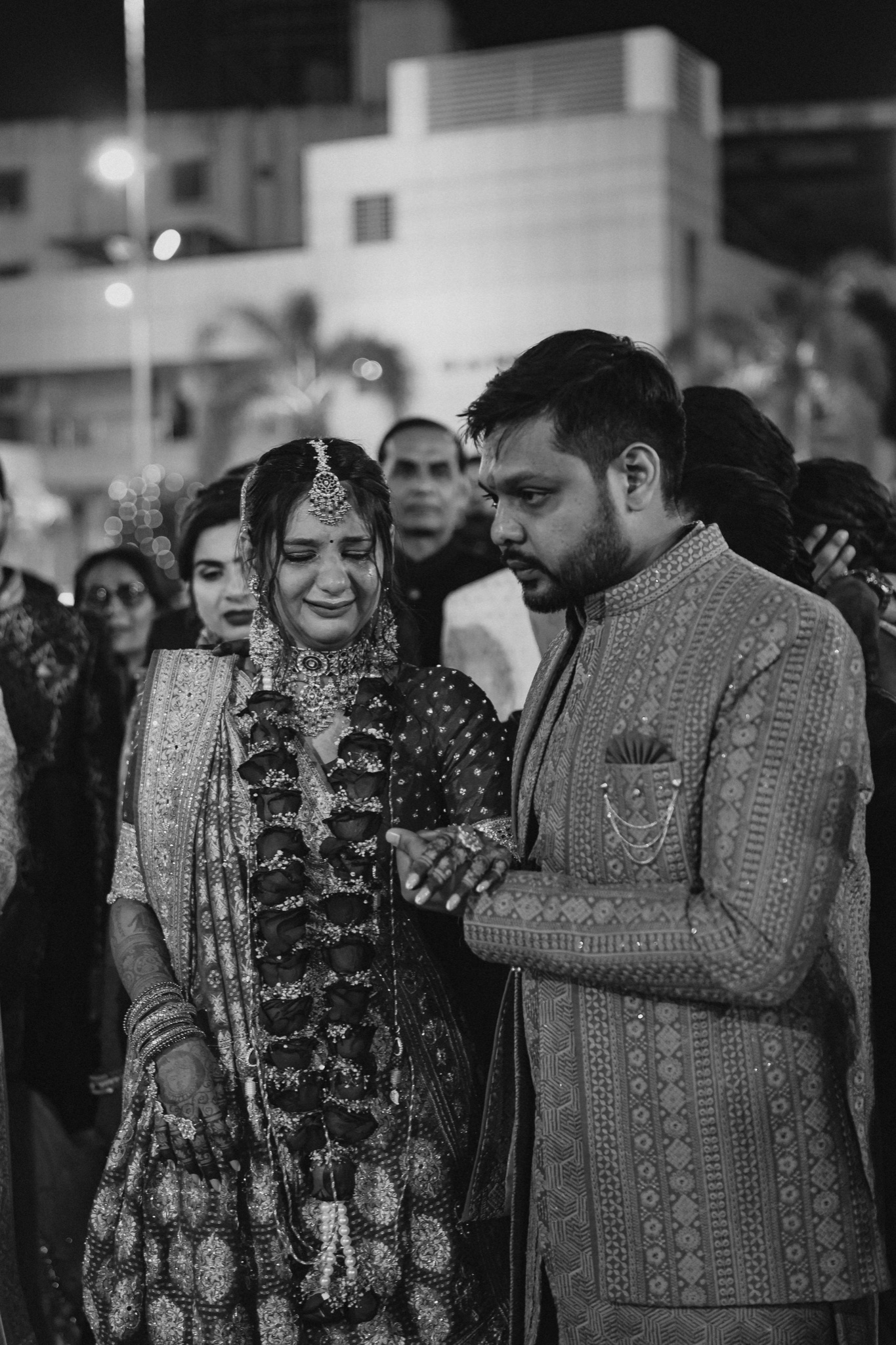Black and white wedding photograph by House Of The Wedding Stories — photo 23