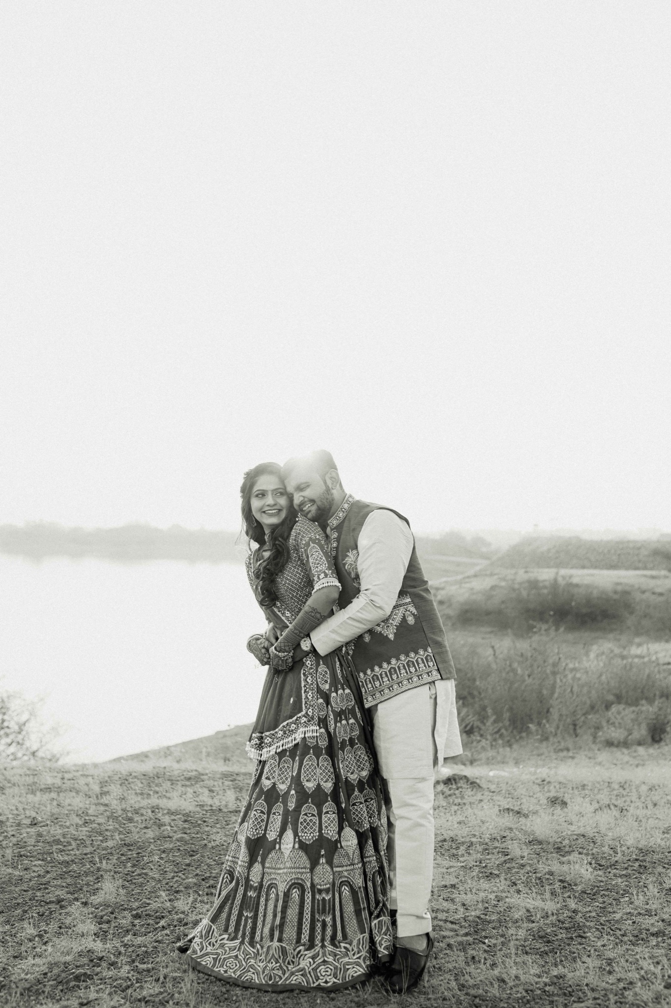 Black and white wedding photograph by House Of The Wedding Stories — photo 28