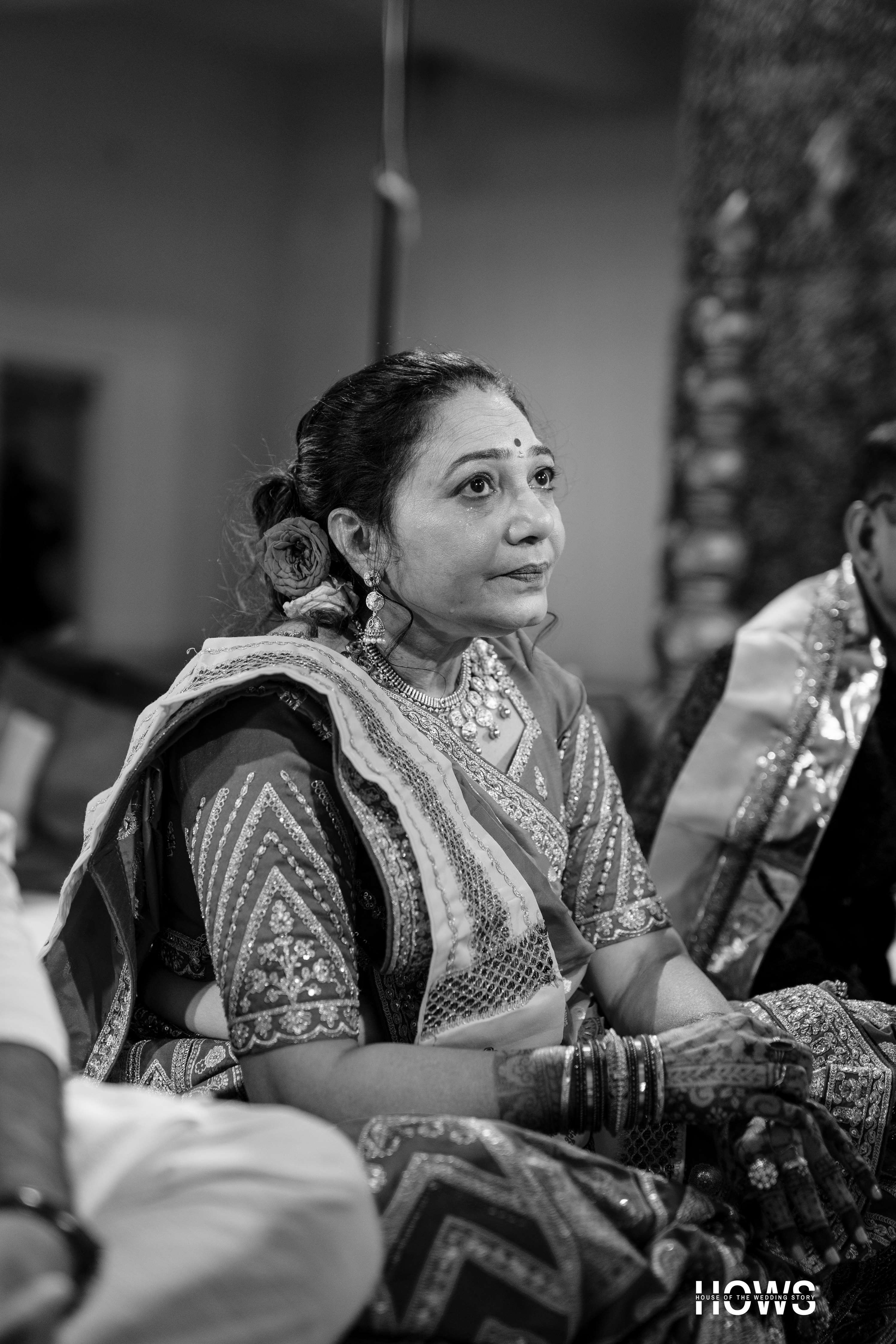 Black and white wedding photograph by House Of The Wedding Stories — photo 30