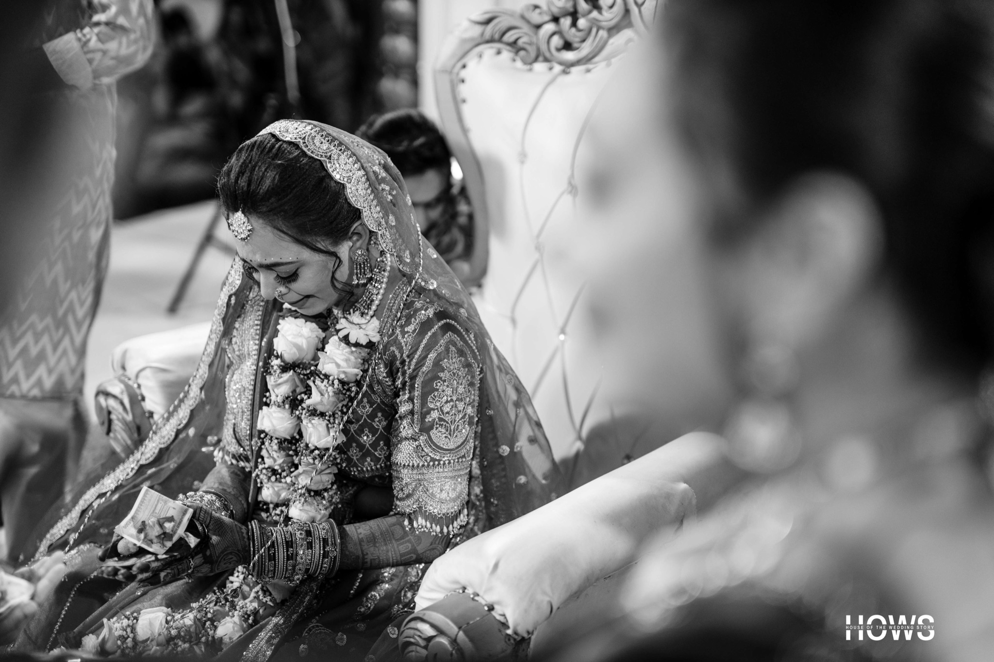 Black and white wedding photograph by House Of The Wedding Stories — photo 31
