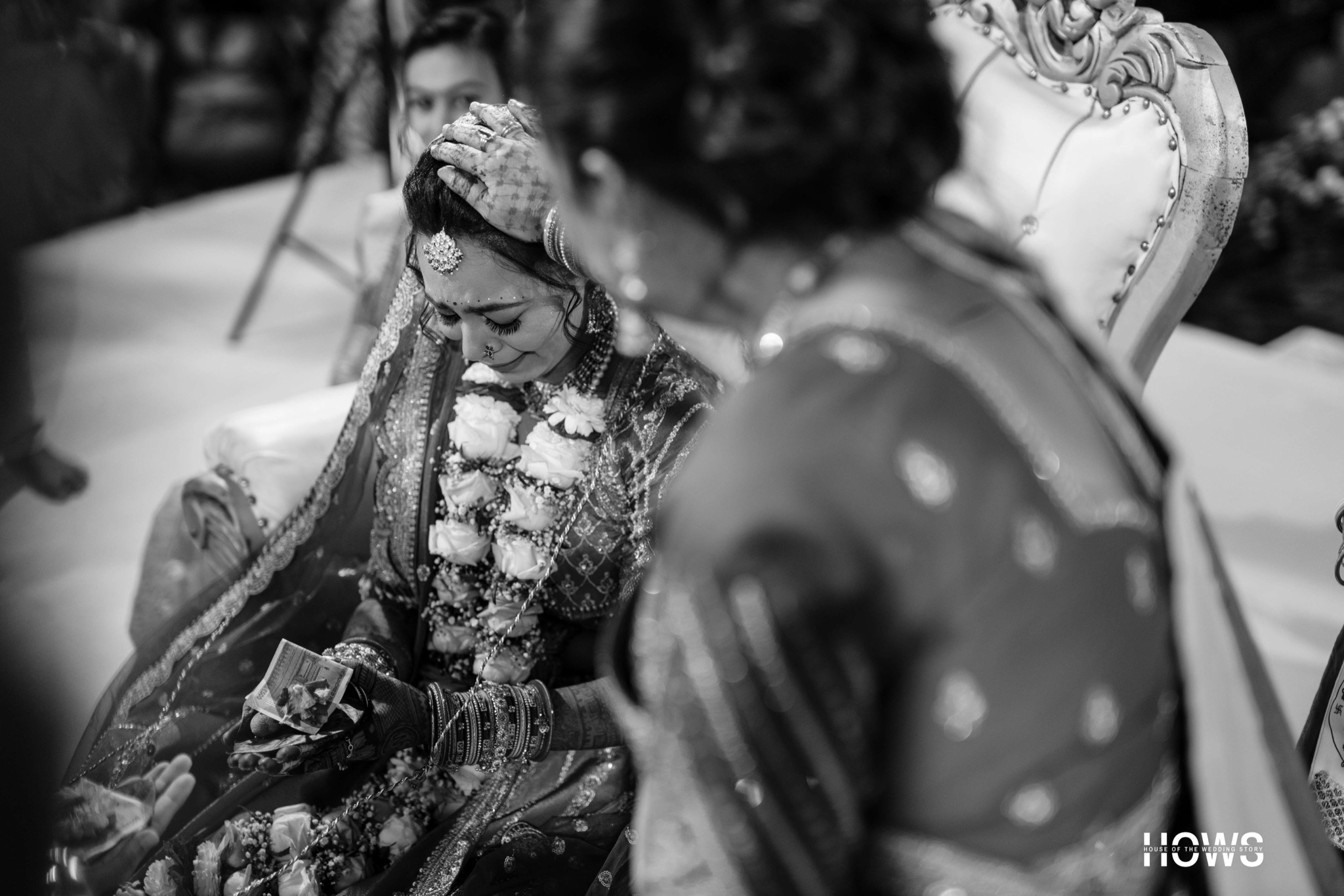 Black and white wedding photograph by House Of The Wedding Stories — photo 32