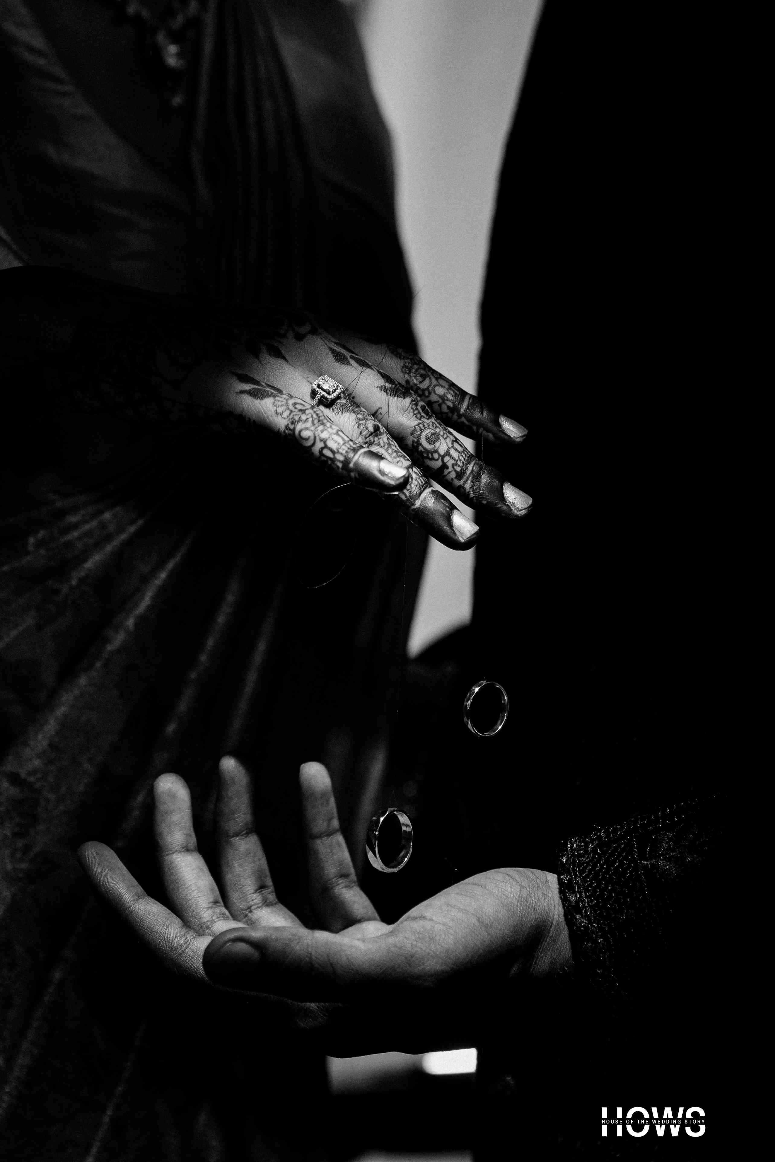 Black and white wedding photograph by House Of The Wedding Stories — photo 33