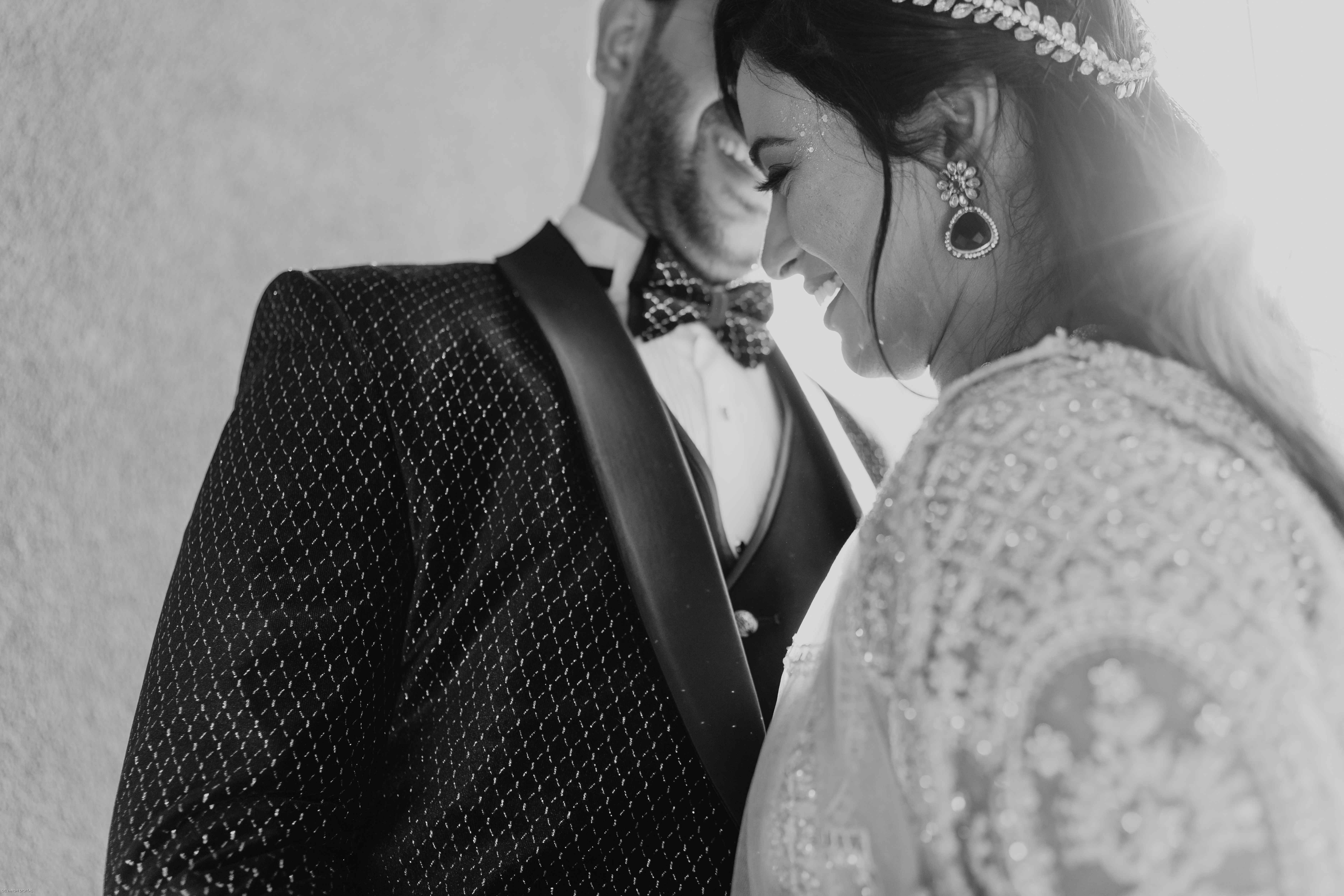 Black and white wedding photograph by House Of The Wedding Stories — photo 35