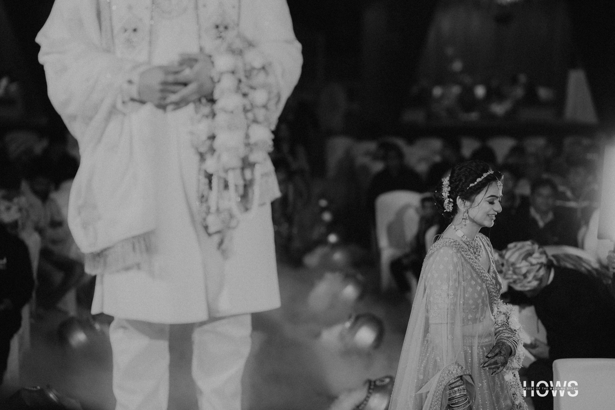 Black and white wedding photograph by House Of The Wedding Stories — photo 37