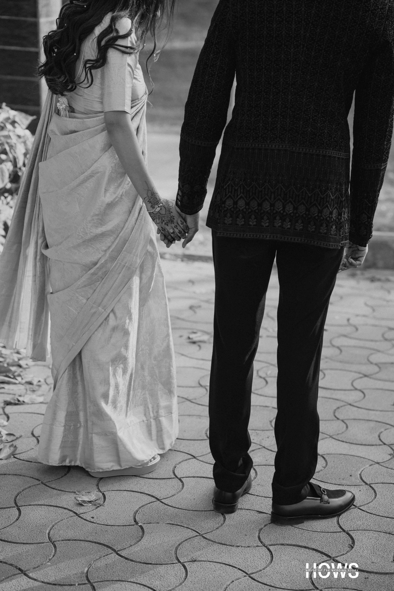 Black and white wedding photograph by House Of The Wedding Stories — photo 40