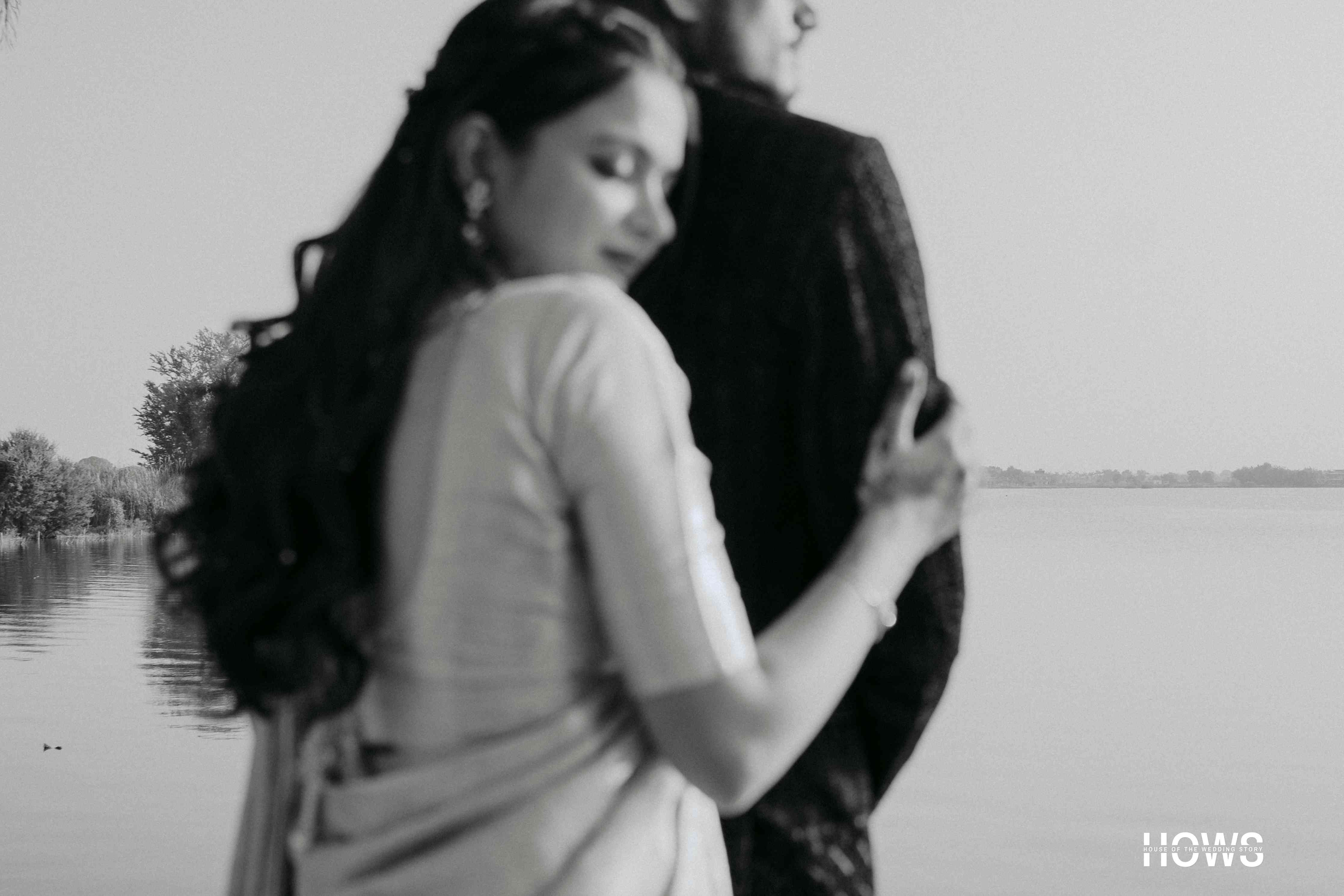 Black and white wedding photograph by House Of The Wedding Stories — photo 41
