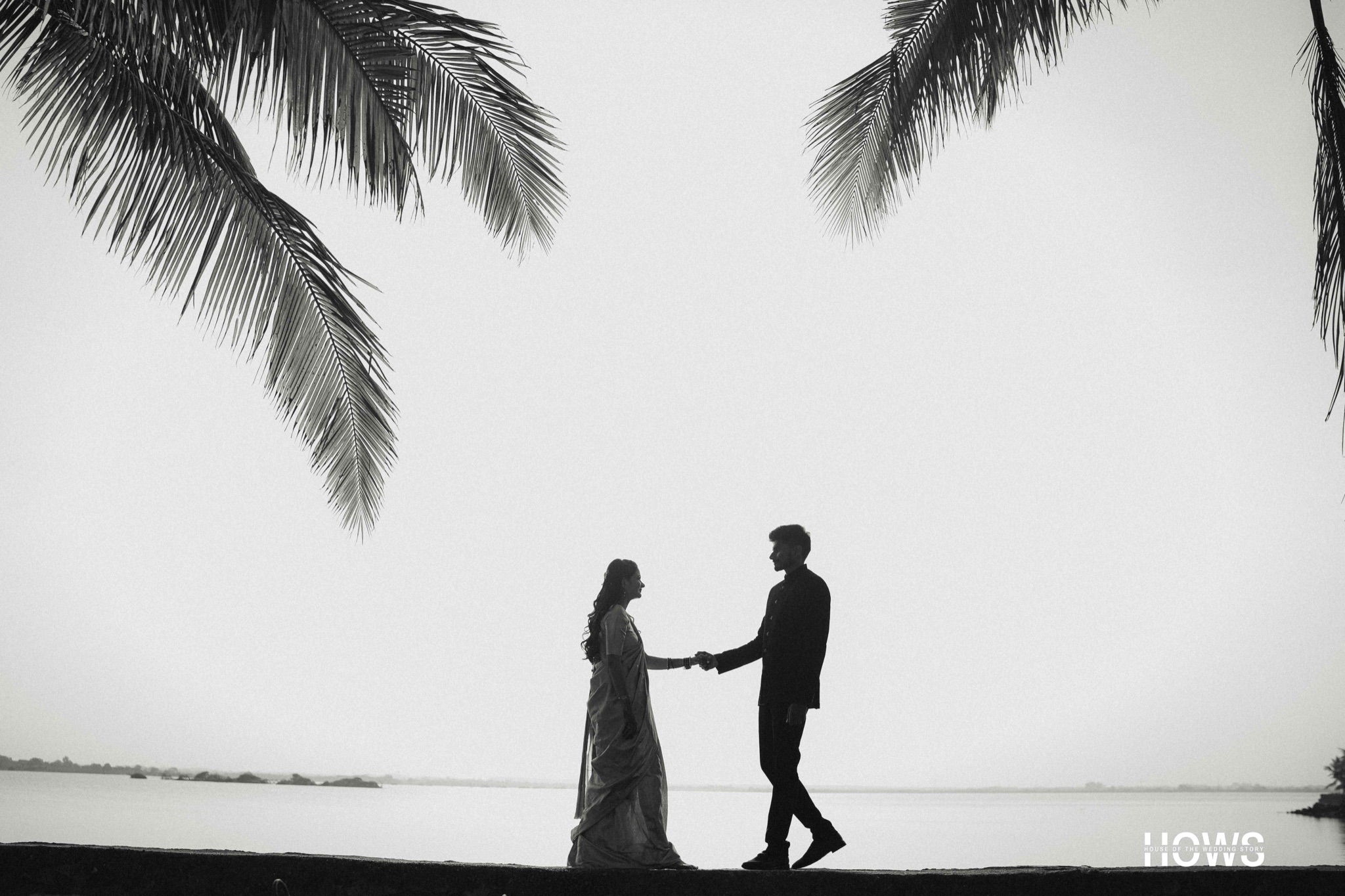 Black and white wedding photograph by House Of The Wedding Stories — photo 42