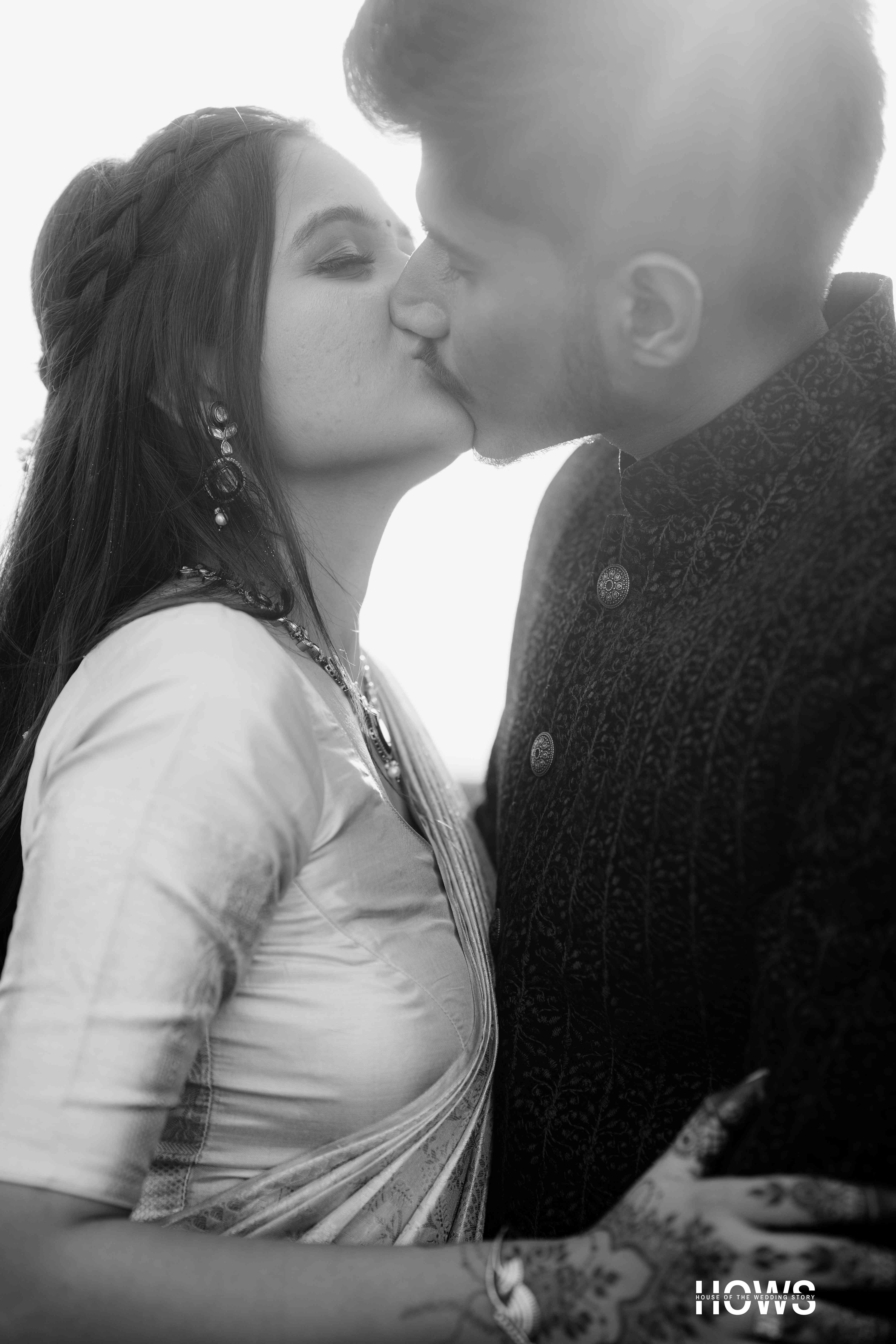 Black and white wedding photograph by House Of The Wedding Stories — photo 45